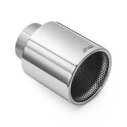 Końcówka prosta RM Motors ze stali nierdzewnej polerowanej KPZP/DP