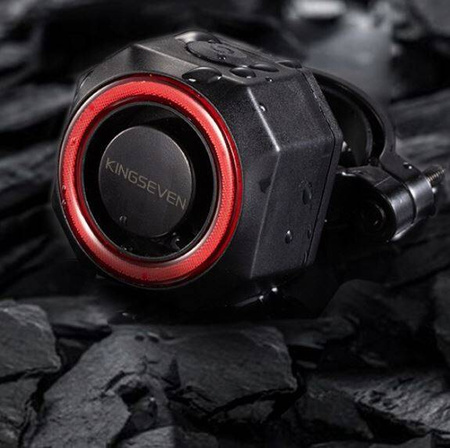 Alarm rowerowy antykradzieżowy lampka tył tylna rowerowa dzwonek pilot K7