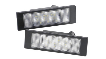 Podświetlenie tablicy rejestracyjnej LED BMW E81 E87 F20 E63 E64 2004-2019 chrome