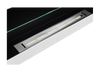 Biokominek 900x400 z szybą Biały Połysk