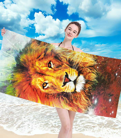 RĘCZNIK PLAŻOWY KĄPIELOWY 100 X 180 CM MIKROFIBRA DUŻY SZYBKOSCHNĄCY MIĘKKI KOLOROWY