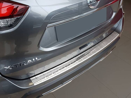 Nakładka na zderzak tylny Nissan X-Trail 3 (T32) (Stal)