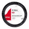 Pokrowiec nakładka na kierownicę samochodową M 37-39cm SWC-02-M AMIO-01357