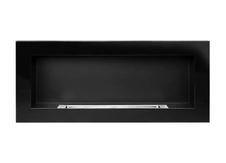 Biokominek wiszący 900x400 czarny połysk