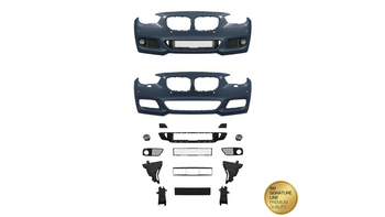 Przedni zderzak sport PDC Lampy przeciwmgielne BMW 5 F07 Facelift 2013-2017