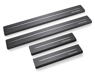 Progi Long Line Opel Corsa C Hatchback 5 2001-2006 - Satin Black&White