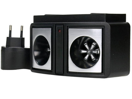 ULTRADŹWIĘKOWY ODSTRASZACZ GRYZONI SIECIOWY Z DIODĄ LED DUAL-SONIC DO PIWNICY NA STRYCH NA MYSZY SZCZURY KUNY