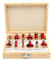 Zestaw Frezów do drewna KD10282 12szt. frez 8mm