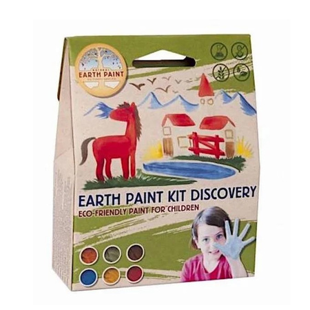 Zestaw farb z pędzelkiem Natural Earth DISCOVERY 6 szt.