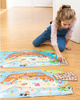 Puzzle obserwacyjne Apli Kids - Statek piratów 104 el.5+