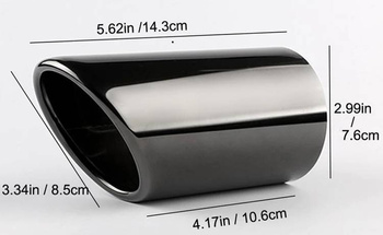 KOŃCÓWKA TŁUMIKA AUDI Q5 TITANIUM BLACK