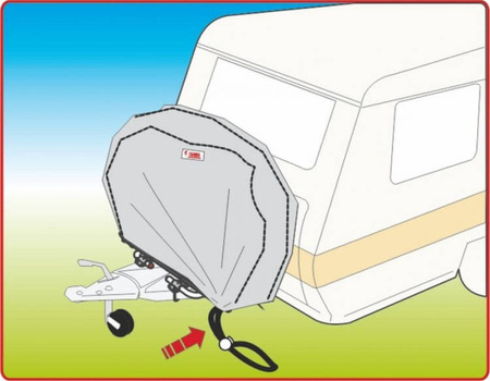 Pokrowiec na bagażnik rowerowy Bike Cover Caravan 2 Bikes - Fiamma