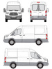 Platforma dachowa bagażowa bagażnik Ford Transit L2H2