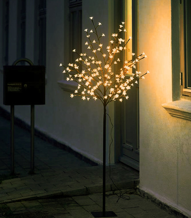 DRZEWKO DEKORACYJNE LED ŚWIECĄCE ŚWIĄTECZNE 150 CM