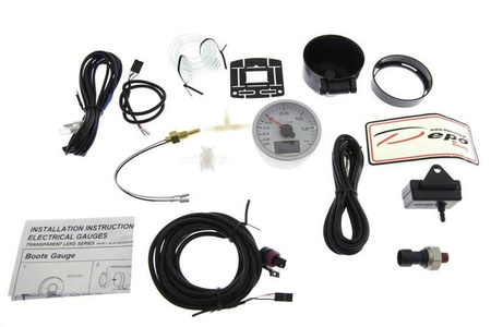 ZEGAR DEPO WBL 60mm - 4w1 Turbo, Volt, Oil Press, Temp