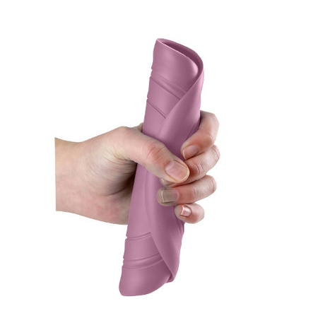 Silikonowy dysk Scrunch - Pudrowy Róż