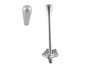 Short Shifter BMW E90 E82 - gałka długa srebrna aluminiowa