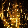 LAMPKI ZEWNĘTRZNE 288 LED METEORY 50CM SPADAJĄCY ŚNIEG SOPLE DESZCZ