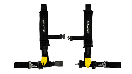 Pasy sportowe Slide V2 Czarne 4P 2" E4