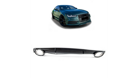 Tylny dyfuzor AUDI A7 Facelift 2015-2017