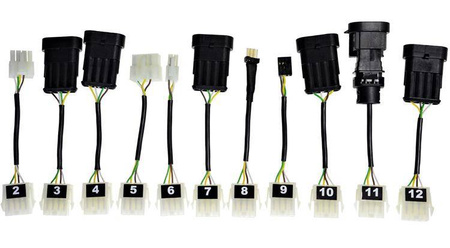 Interfejs + 12 złącz (2, 3, 4, 5, 6, 7, 8, 9, 10, 11, 12)