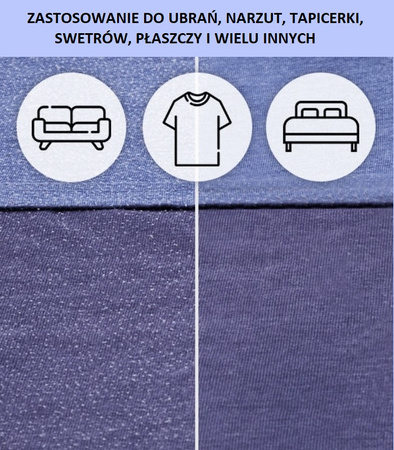 GOLARKA DO UBRAŃ SWETRÓW TKANIN TAPICERKI ZASILANA SIECIOWO