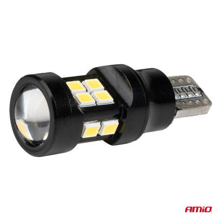 Żarówki LED CANBUS T15 W16W 15SMD 2835 White 12V 24V AMIO-04245