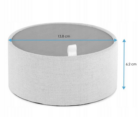 ORGANIZER NA BIŻUTERIĘ ZEGARKI DROBIAZGI PUDEŁKO SZKATUŁKA OBICIE WELUR  Z LUSTREM POKRYWKA