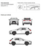 Bagażnik dachowy CRUZ AIRO FUSE DARK Lexus UX