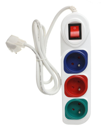 Przedłużacz 5m 3gniazda KD4007