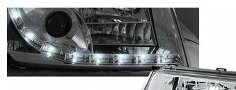 Reflektory Skoda Octavia I 00-04 Daylight Chrome