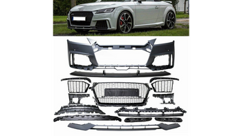 Przedni zderzak sport zestaw z grillem AUDI TT (FV, 8S) Coupe Roadster 2015-obecnie