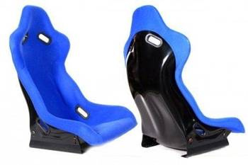 Fotel sportowy RALLY Welur Blue