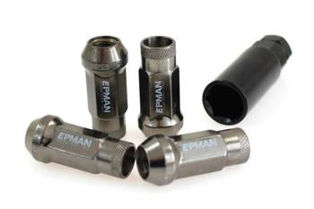 Nakrętki M12x1.25 Stal 48mm EPMAN Titanium Stożek