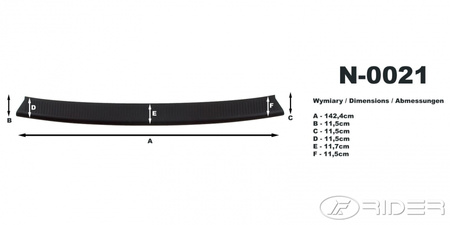 Vw T6 Short z tylnymi drzwiami SKRZYDŁOWYMI nakładka na zderzak