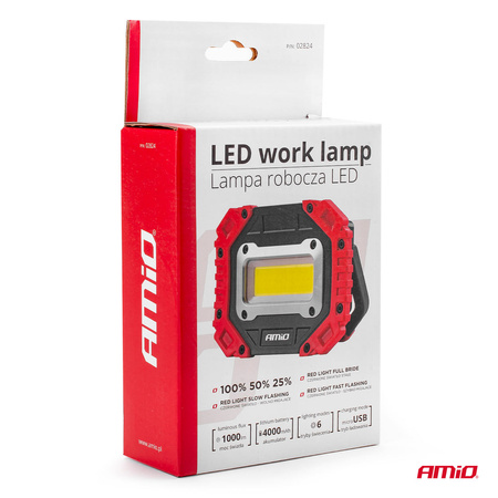 Lampa robocza LED WT14 halogen naświetlacz AMIO-02824