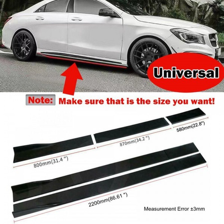 Uniwersalne dokładki progów 6-części