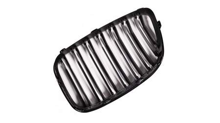 Grill sportowy podwójne żeberka Gloss Black BMW 5 F07 2013-2017