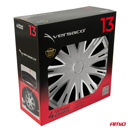 Kołpaki samochodowe 4szt. komplet Spark srebrne 13" cali COLOR BOX
