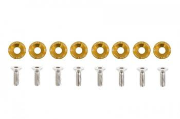 Śrubki ozdobne M6x1.0 15mm D1 Gold