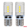 Żarówki LED CANBUS T10e W5W 15x2016 SMD White 12V 24V AMIO-03723