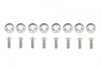 Śrubki ozdobne M6x1.0 15mm D1 Silver