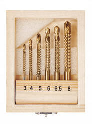 Wiertła frezujące KD997 6szt. frezy 3-8mm