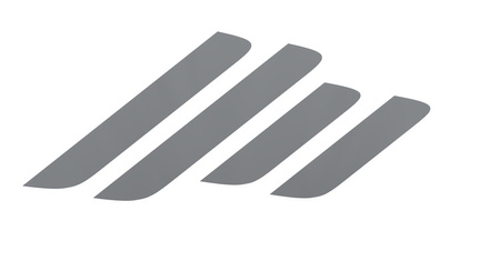 Progi One Line Hyundai Santa Fe I SM SUV 5 2001-2006 - Satin Black&White