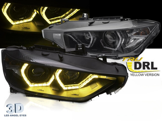 Lampy reflektory yellow LED do BMW F30 F31 11-15