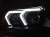Lampy przednie BMW E90 E91 neon LED look G20 black