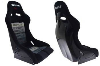 Fotel sportowy GTR Welur Bride Black Grey