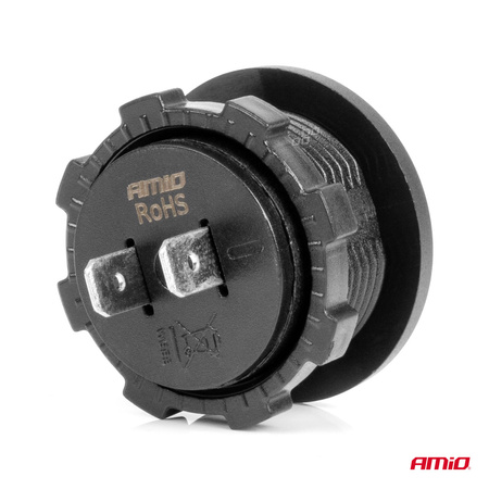 Dodatkowy woltomierz cyfrowy do zabudowy 12V 24VV MOD-02 AMIO-02852