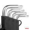 Klucze TORX długie 230 mm 9 szt. TKL AMIO-01039