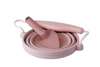 Silikonowe Wiaderko z łopatką Scrunch - Pudrowy Róż
